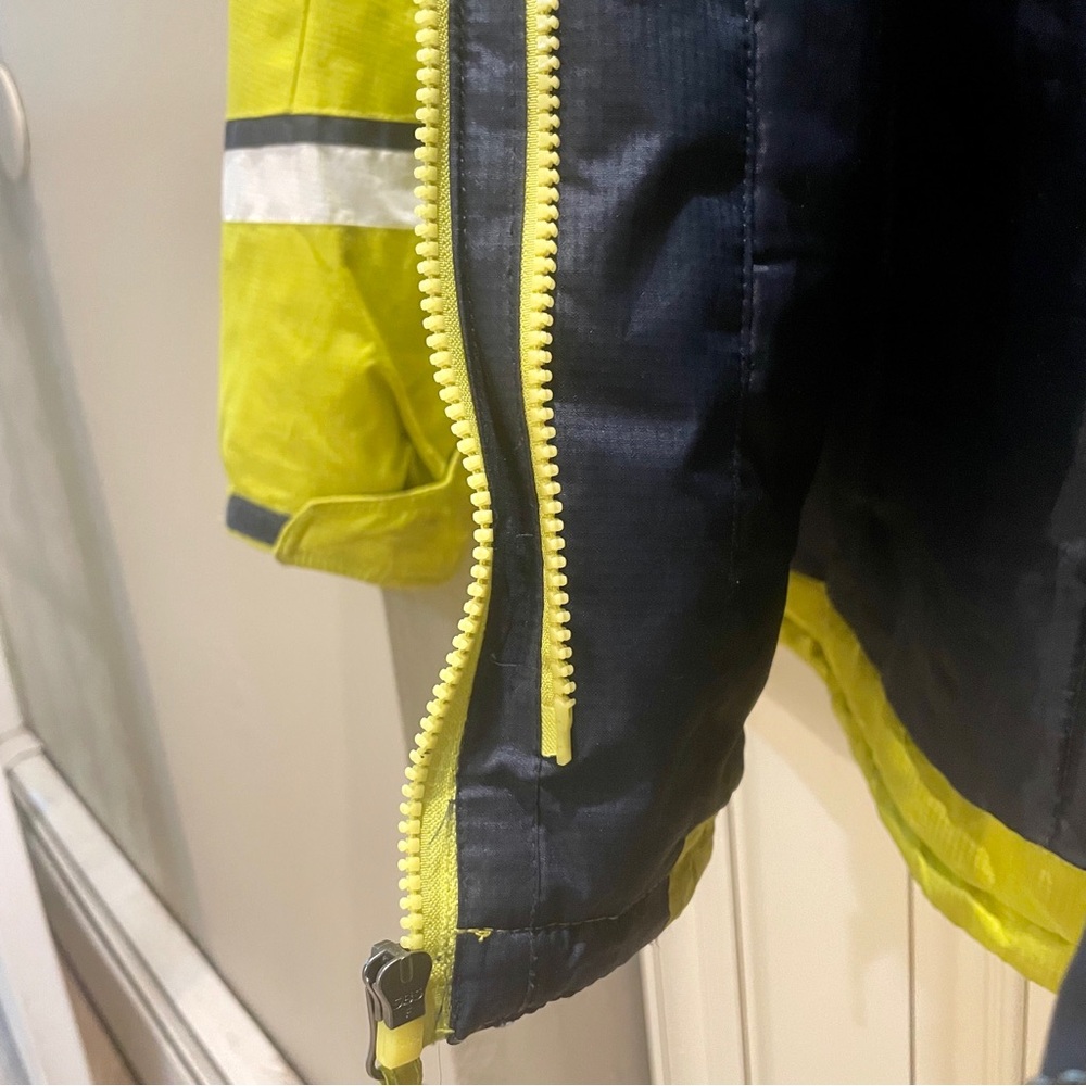 Xpedition Yellow & Navy Insulated Puffy Hooded Jacket Winter Coat Ski Ja… - Picture 11 of 16
